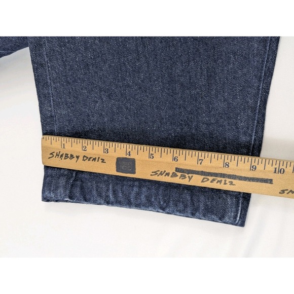 Akoo Jeans Selvedge Denim Dark Mens‎ 40x30 Blue Wide Embroidered Western - Picture 11 of 12